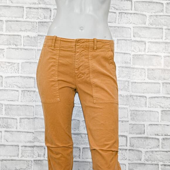 NEW Nili Lotan Cropped French Military Pants ankle zip in Fawn beige Size 2 $325 - Picture 10 of 13